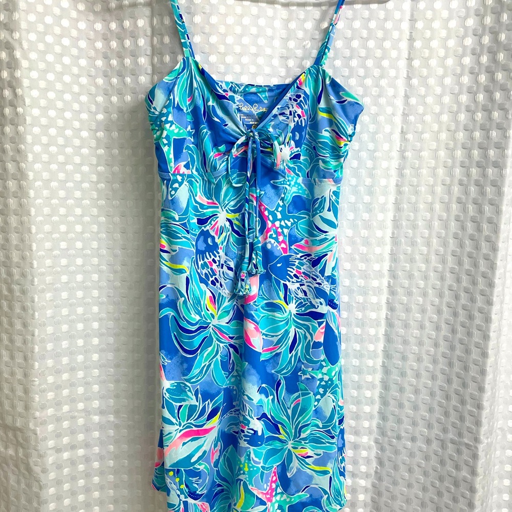 Lilly Pulitzer spandex swim dress Size S